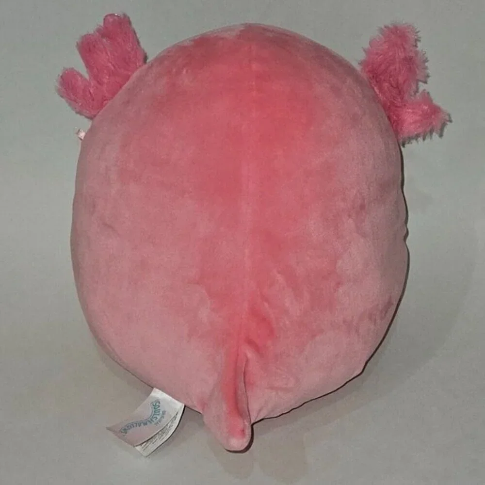 Squishmallows Archie Pink Axolotl Eating Ice cream 9